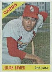 1966 Topps Baseball Cards      436     Julian Javier